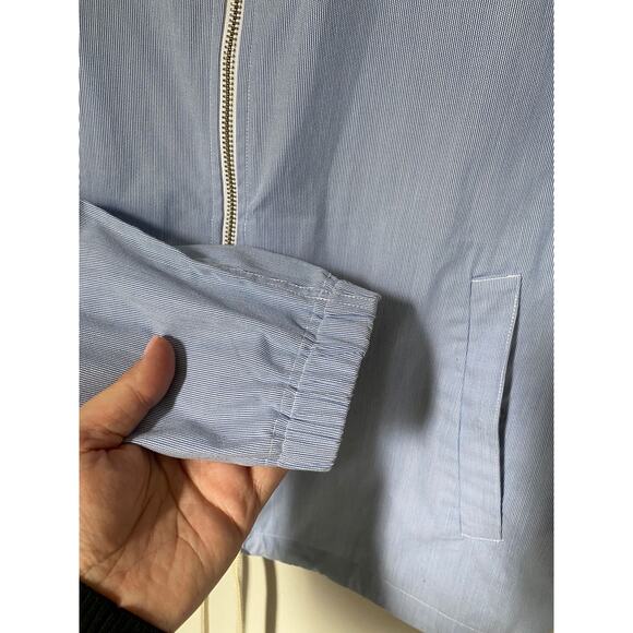 NWOT SCOTCH & SODA Lightweight Zip-Through Men's Jacket Striped Casual sz. L - Picture 8 of 9